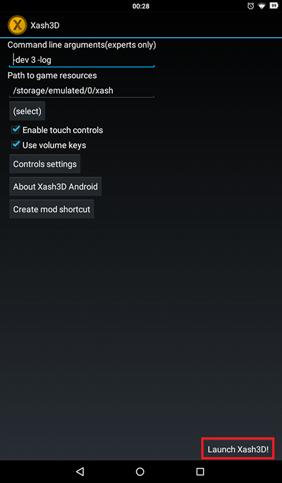 Android Telefon ve Tabletler için Half Life (Hikaye Modu) Xash3D Android Telefon ve Tabletler için Half Life (Hikaye Modu) Xash3D