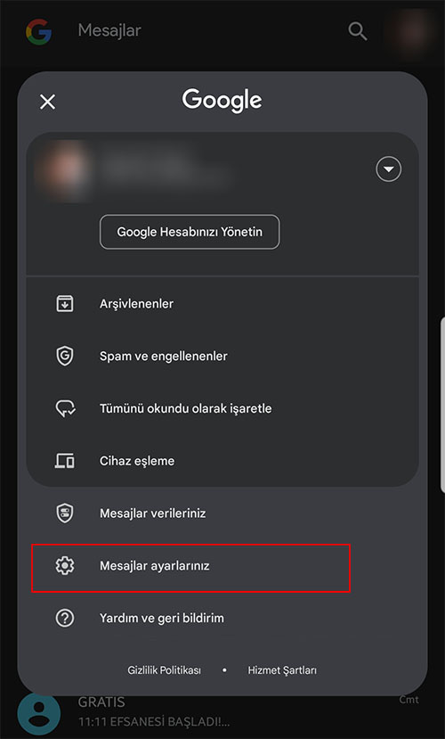 Spam Sms Mesajlarından Kurtulmak için Son Çare "Google Mesajlar"